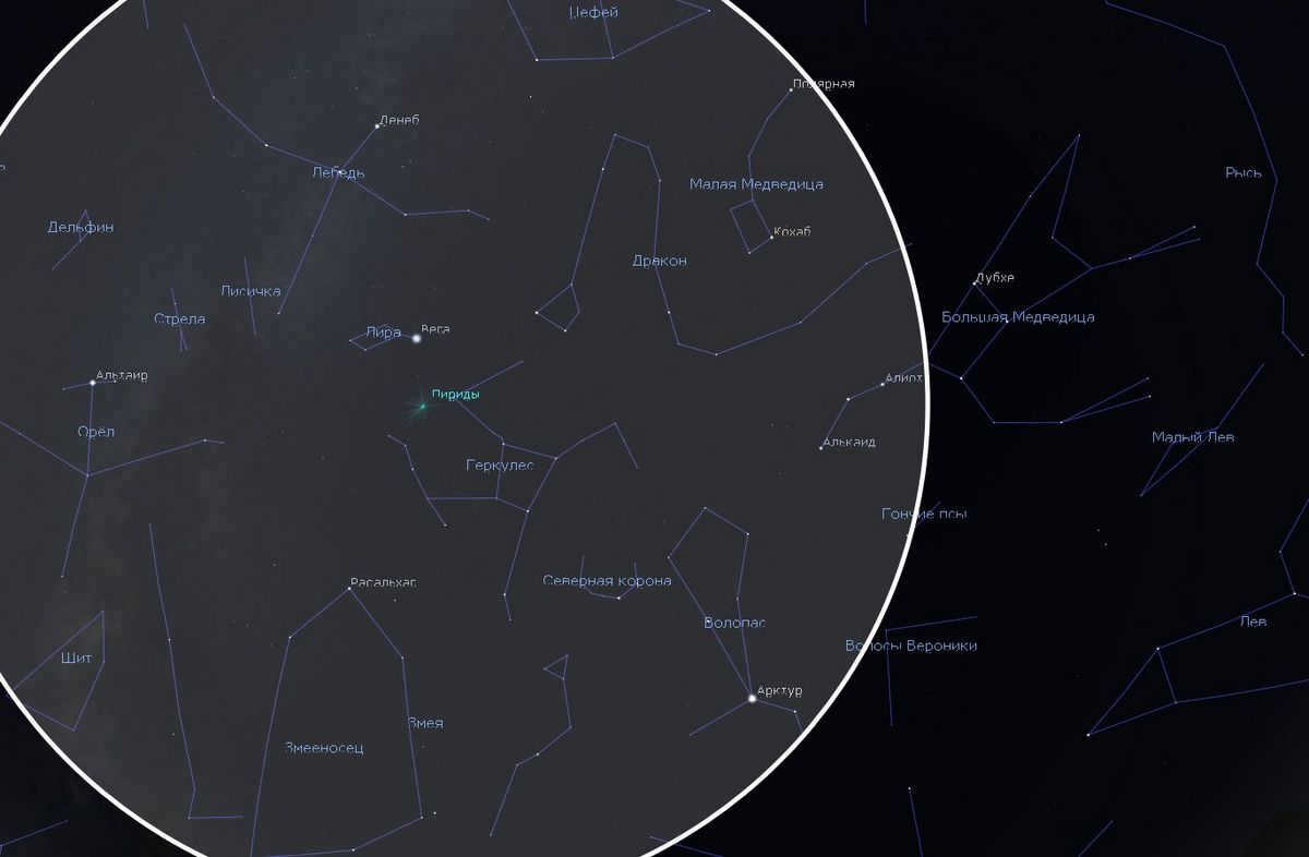 how to observe lyrid meteors