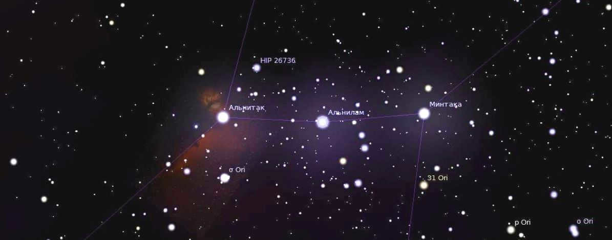 Orion constellation: where located, history of discovery, characterization of large stars