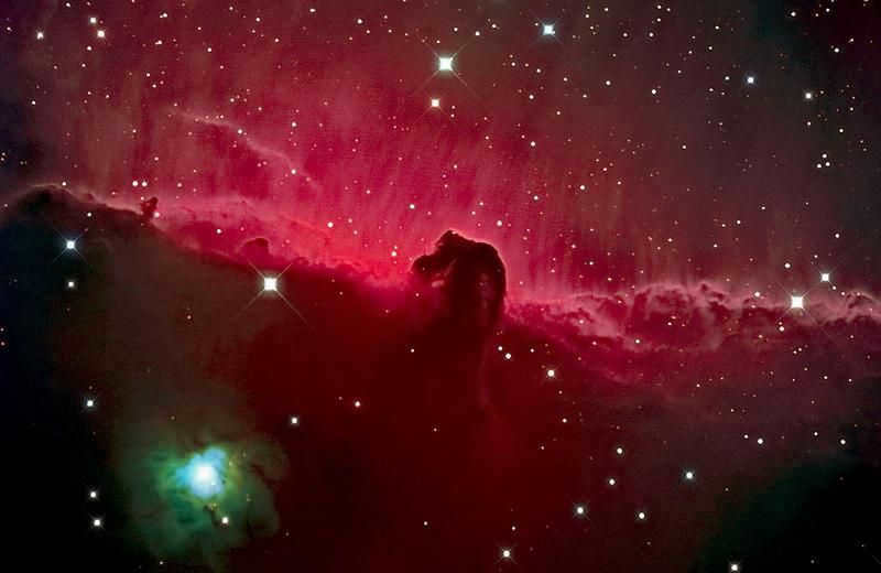 Gas-dust nebula Horsehead.