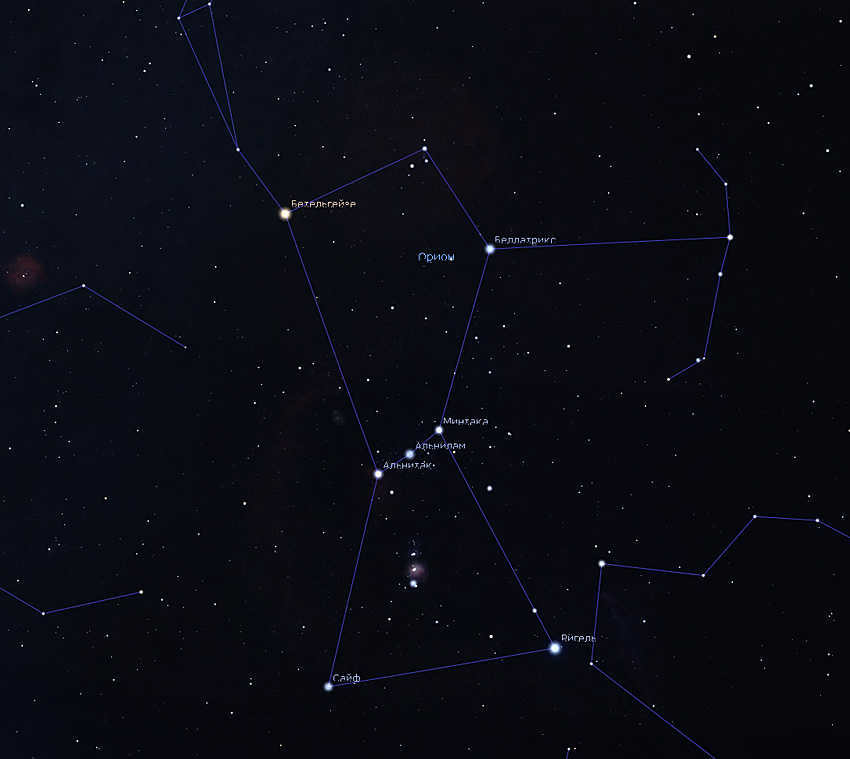 Orion constellation: where it is located, history of discovery, characterization of large stars