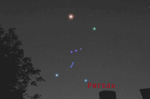 The constellation of Orion: where it is located, history of discovery, characterization of large stars