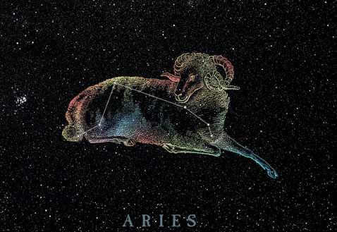 what does the constellation Aries look like
