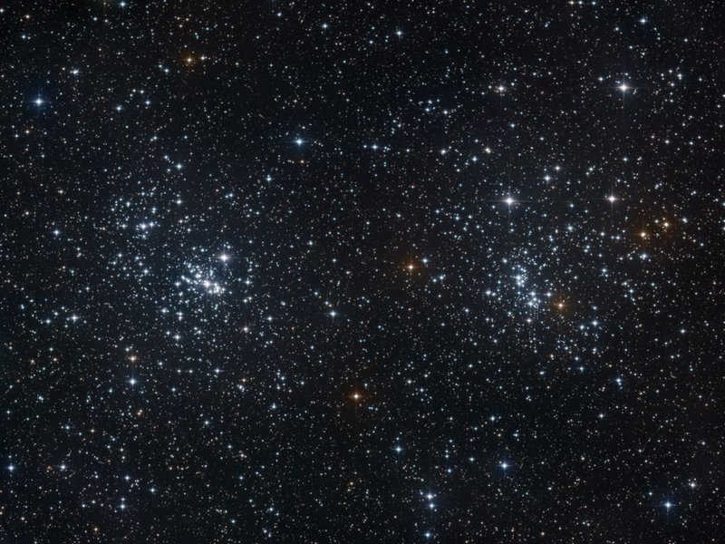 The χ and h clusters of Perseus