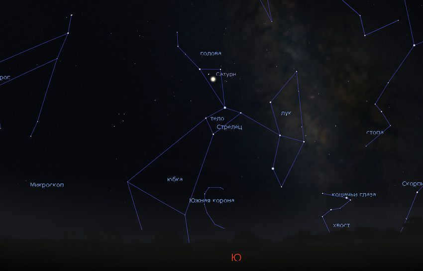 how to find the constellation of Sagittarius in the sky