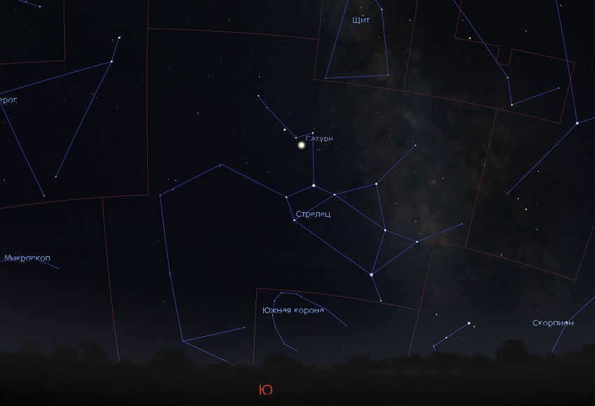 Sagittarius in the sky