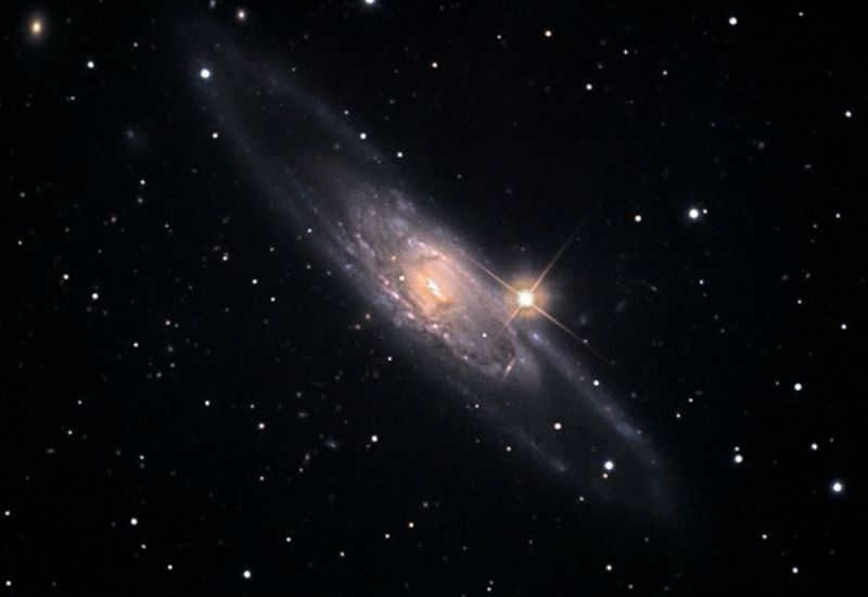 Spiral galaxy NGC 5792