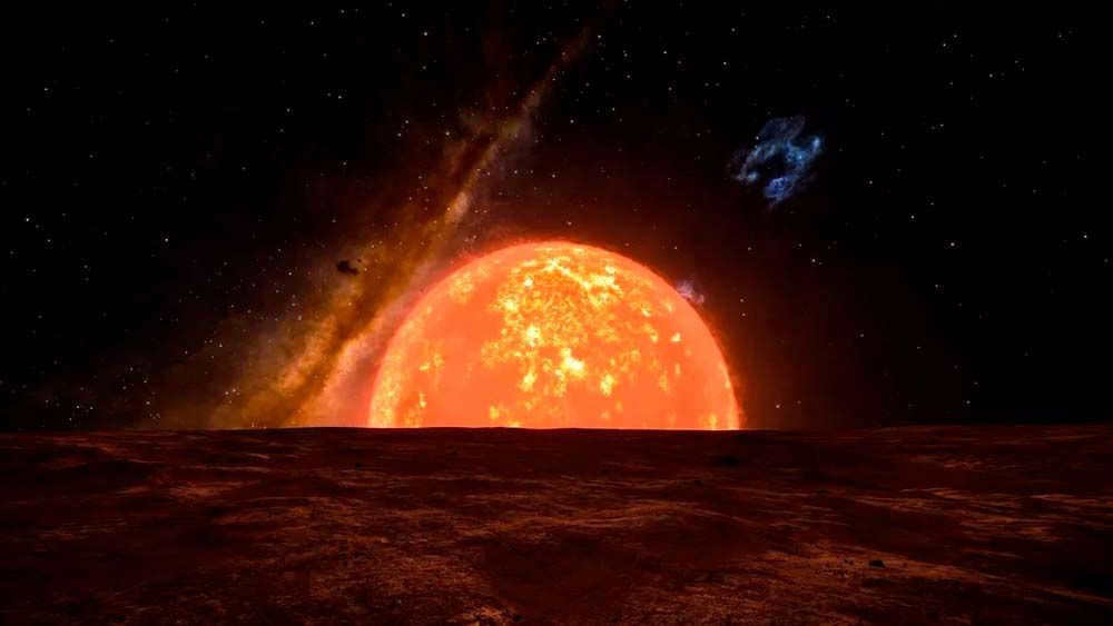 The star Betelgeuse is a red supergiant that is set to explode