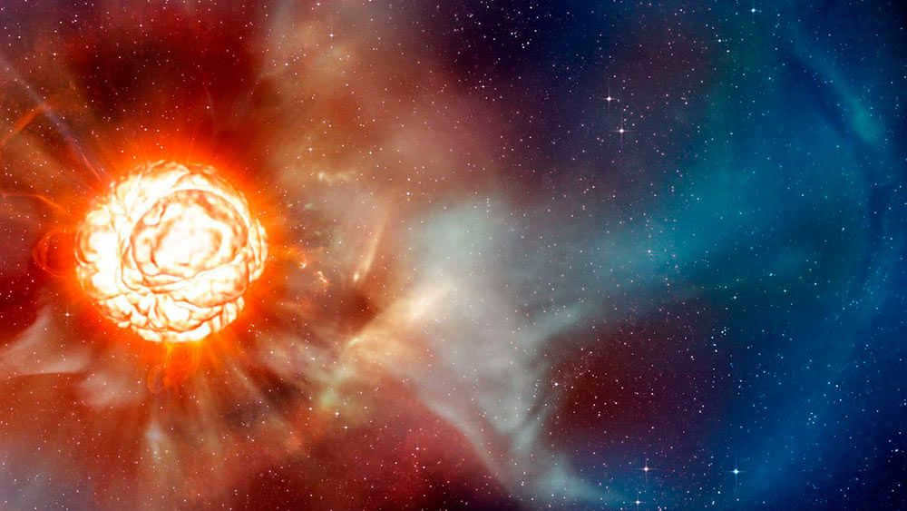 The star Betelgeuse is a red supergiant that is about to explode.
