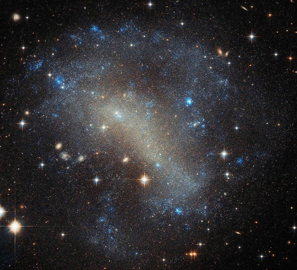 Irregular galaxy IC 4710 in the Peacock constellation