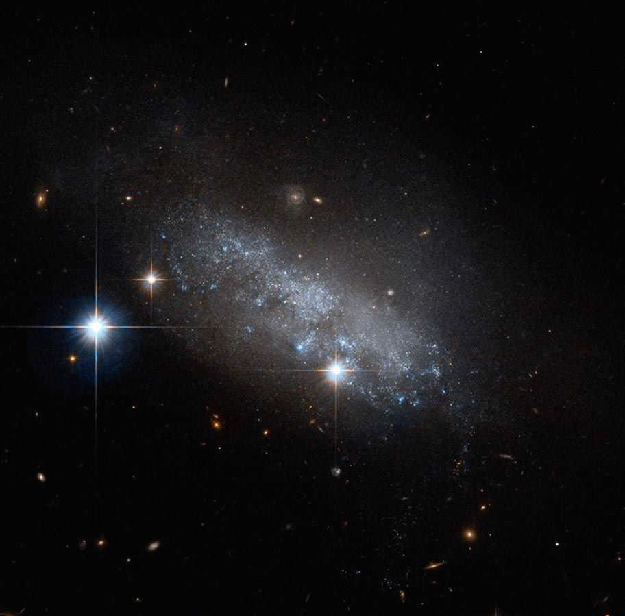 Irregular galaxy IC 3583 in the constellation Virgo