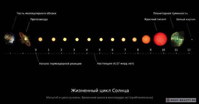 The life cycle of the Sun
