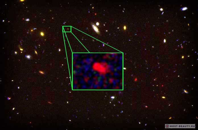 Traces of a distant Galaxy