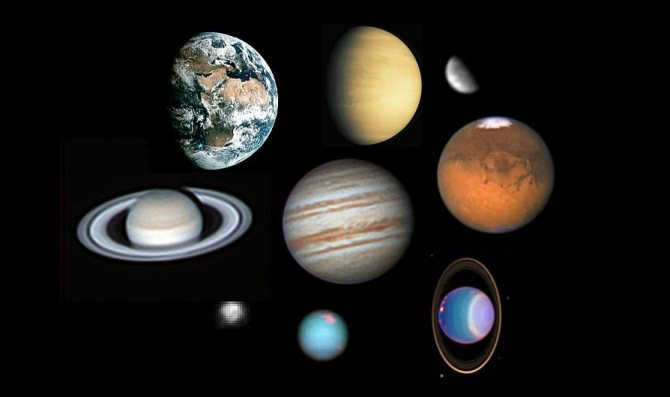 Planets in the Solar System