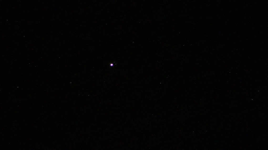 Saturn in the sky