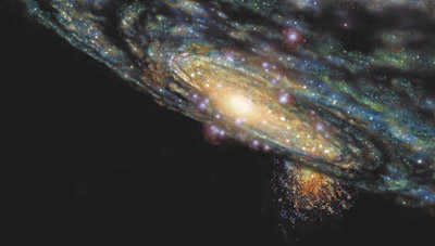 Artistic Milky Way & Sag dSph
