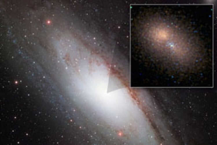 10 entertaining facts about the Andromeda Galaxy. Has a double nucleus. Photo.