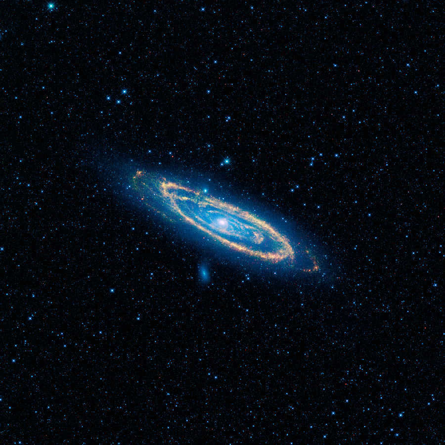 The Andromeda Galaxy. WISE program image