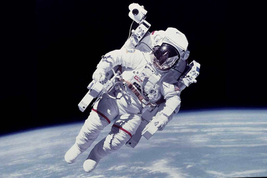 astronaut in space