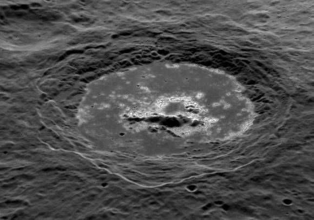 Photo of Warhol Crater