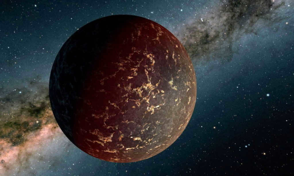Model of exoplanet LHS 3844b
