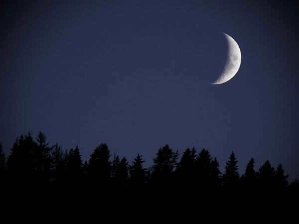 waxing Moon as it looks like