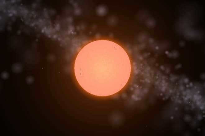 Red supergiant KW Sagittarius