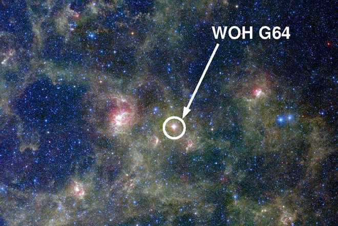 Red hypergiant WOH G64