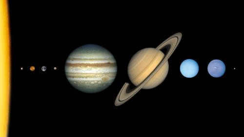Planets by size. About the masses and densities of planets