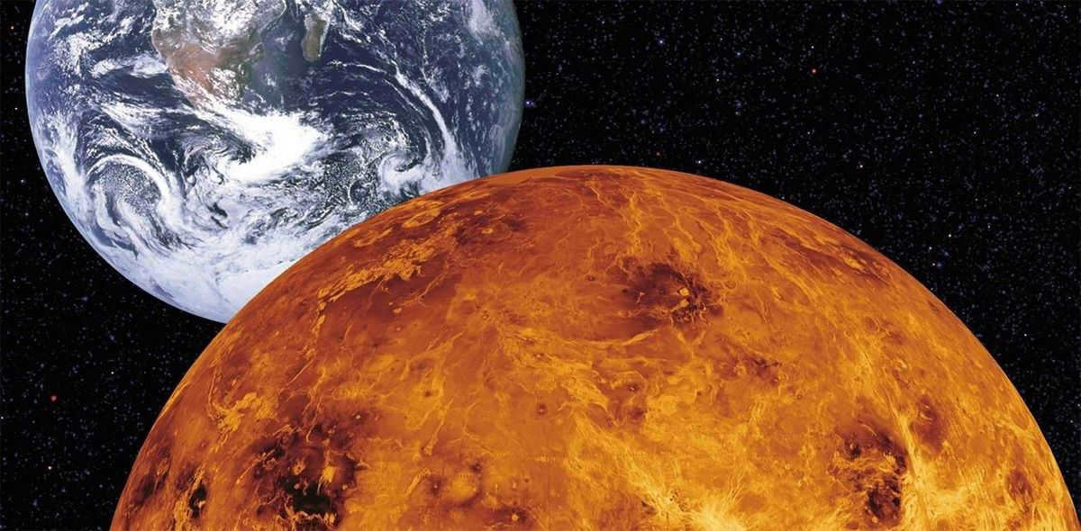 Earth and Venus
