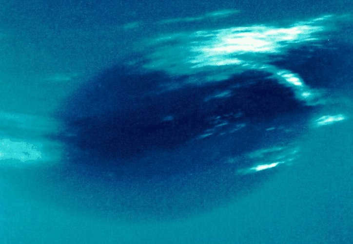 Large dark spot on Neptune