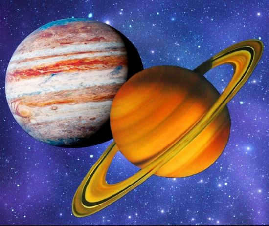 Gas giant planets, within and beyond the Solar System