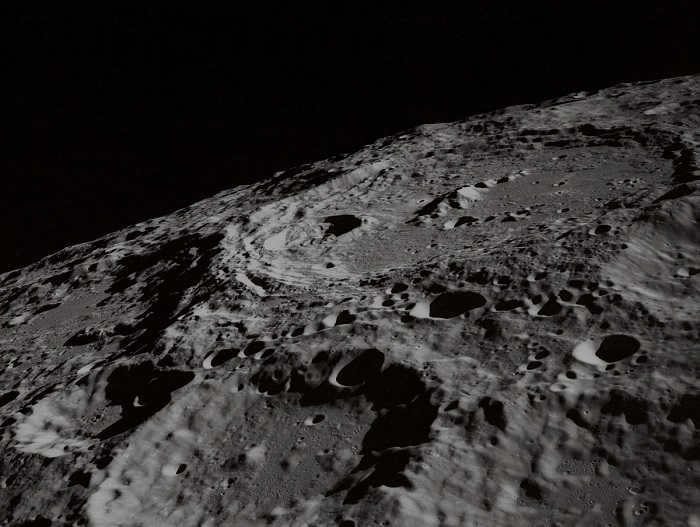 What the lunar surface looks like