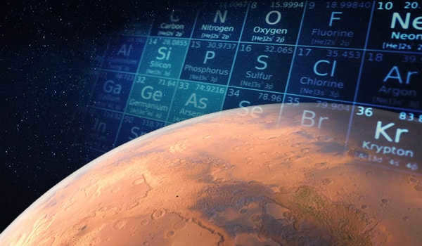 The exact set of periodic elements that make up Mars is still a mystery to researchers 