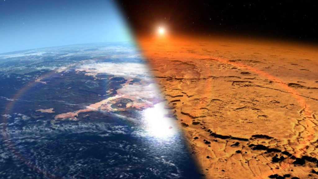 Mars in the past and now