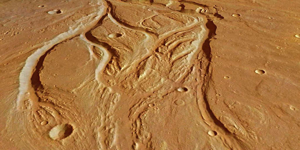 The dried up rivers of Mars
