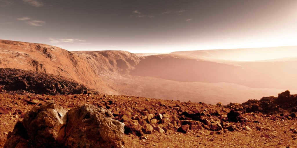 Mars surface