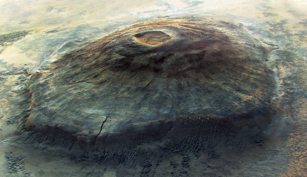 Mount Olympus on Mars