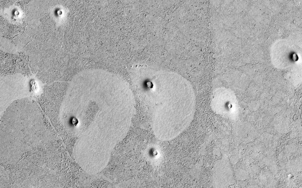 Elysium volcano cluster
