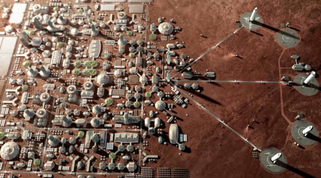 Future colonies on Mars