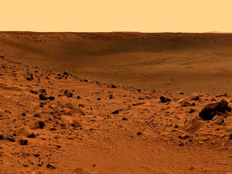 Mars surface
