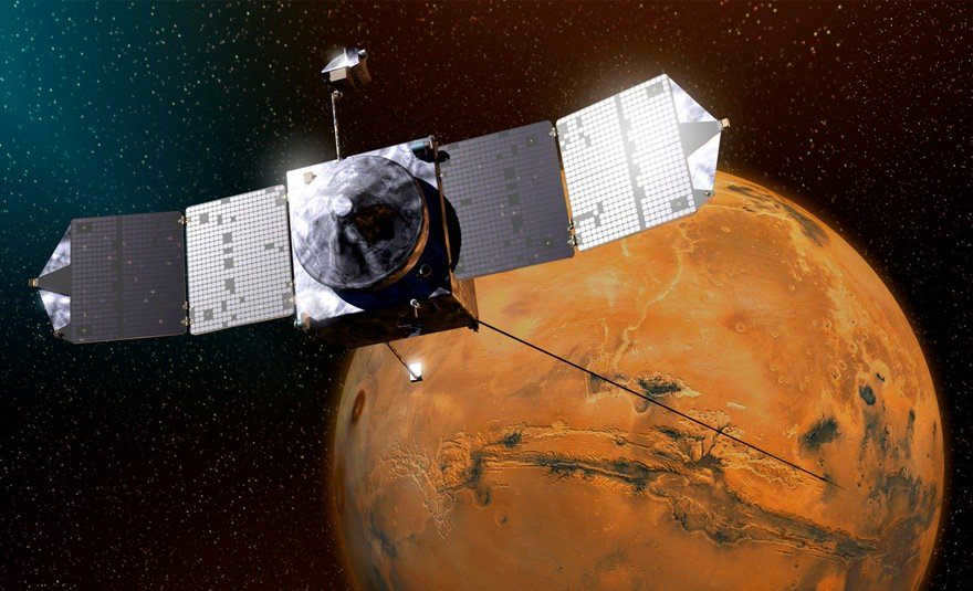 Artistic interpretation of the MAVEN arrival