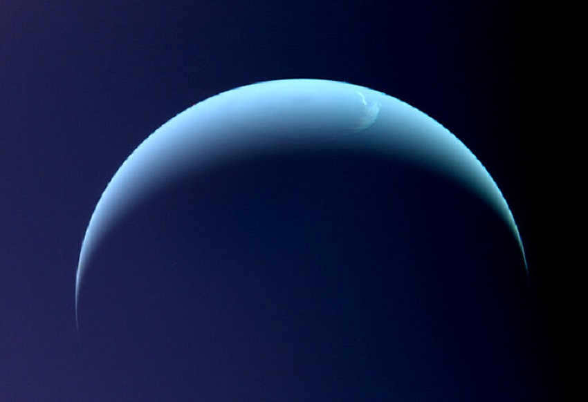 View of Neptune from aboard 