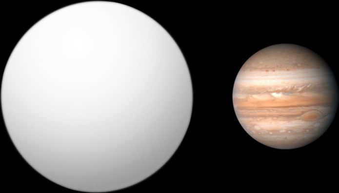 Comparison of TRES-4B and Jupiter.