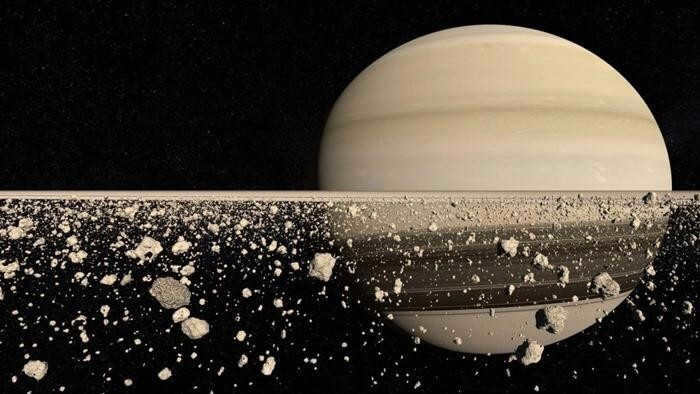 The largest planets in the solar system