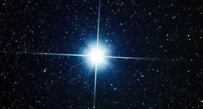 The brightest star in the night sky