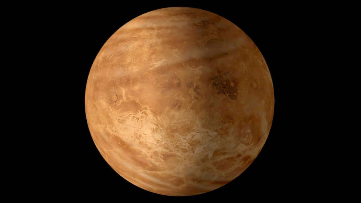 A picture of the planet Venus