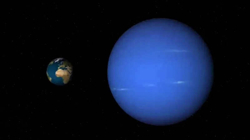 Neptune and Earth