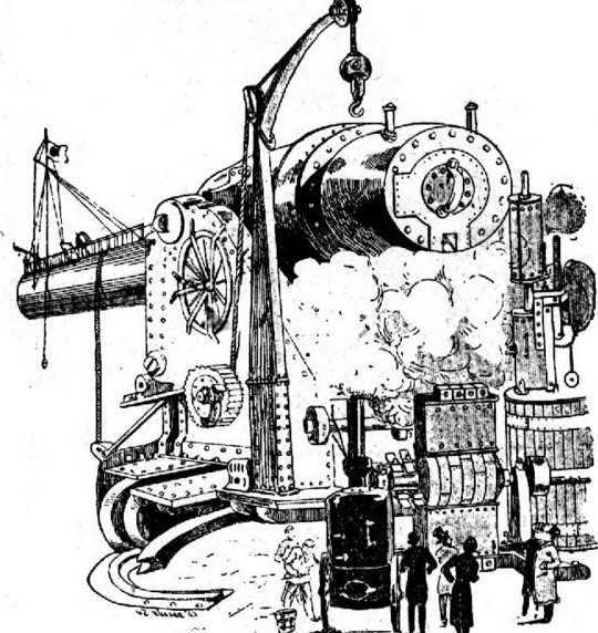 One of the variations of the Newtonian cannon.