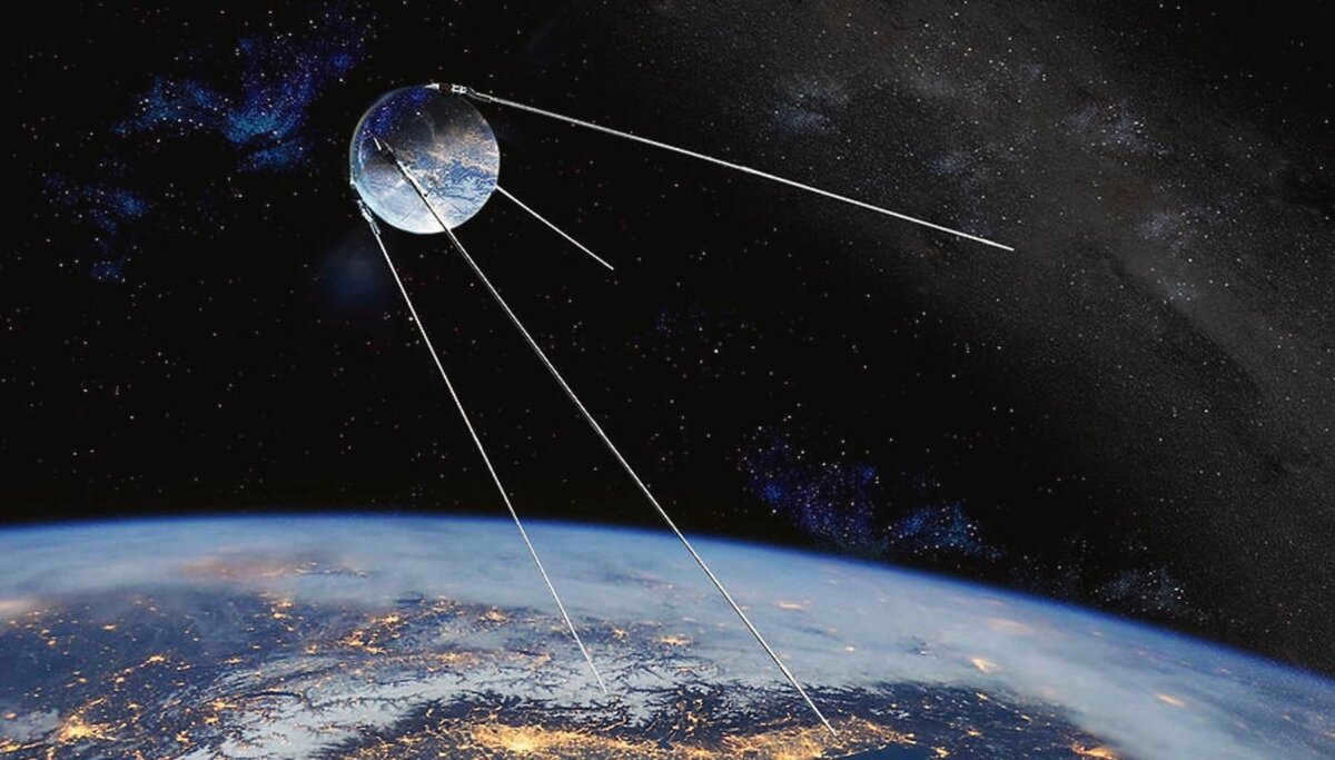 artificial earth satellite photo