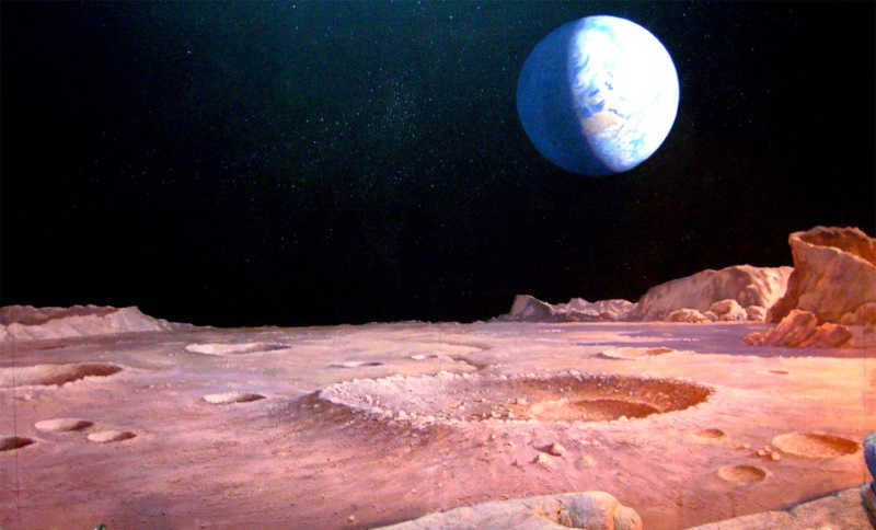 Moon surface